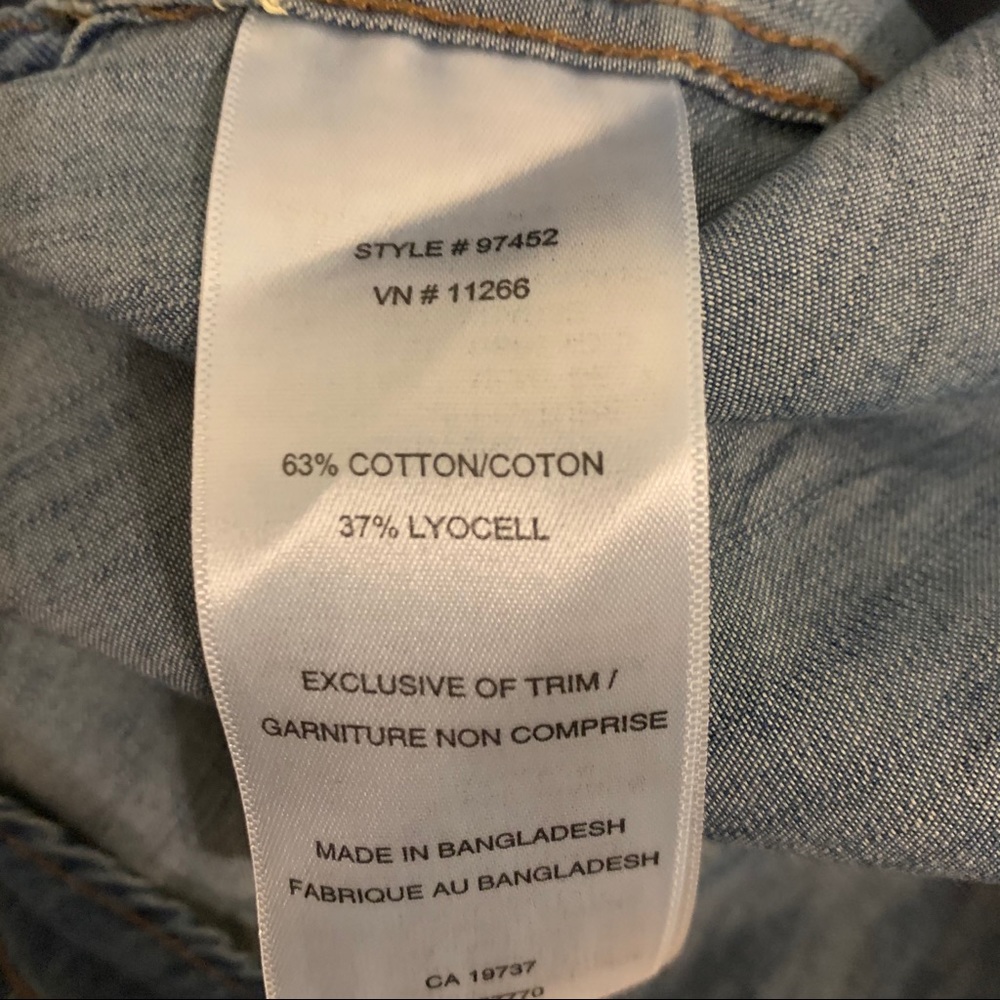 Denim Colored Button Down - Picture 5 of 6